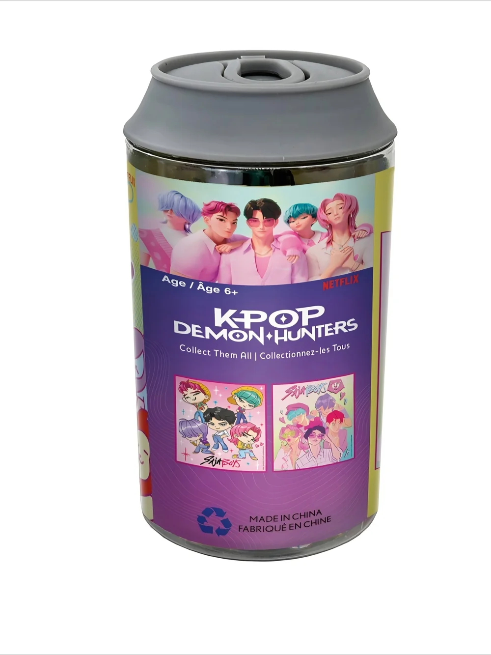 🌼♡KPop Demon Hunters: Saja Boys Soda Demon Puzzle 60pc Can